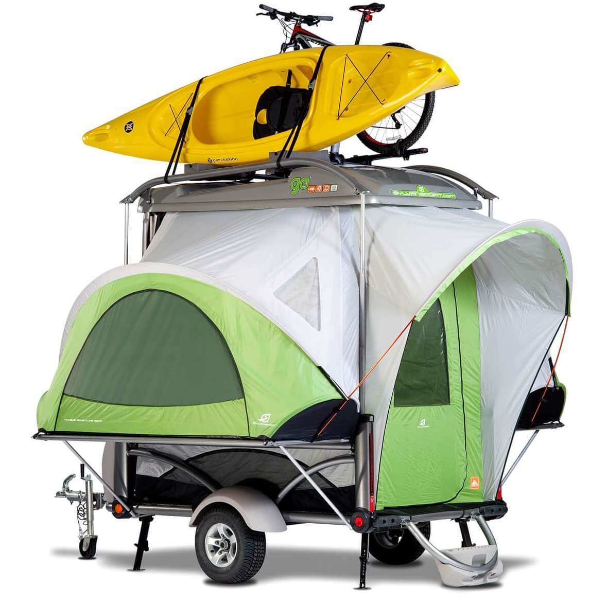 Sleep on the Water with this Fishing Boat and Tent Combo