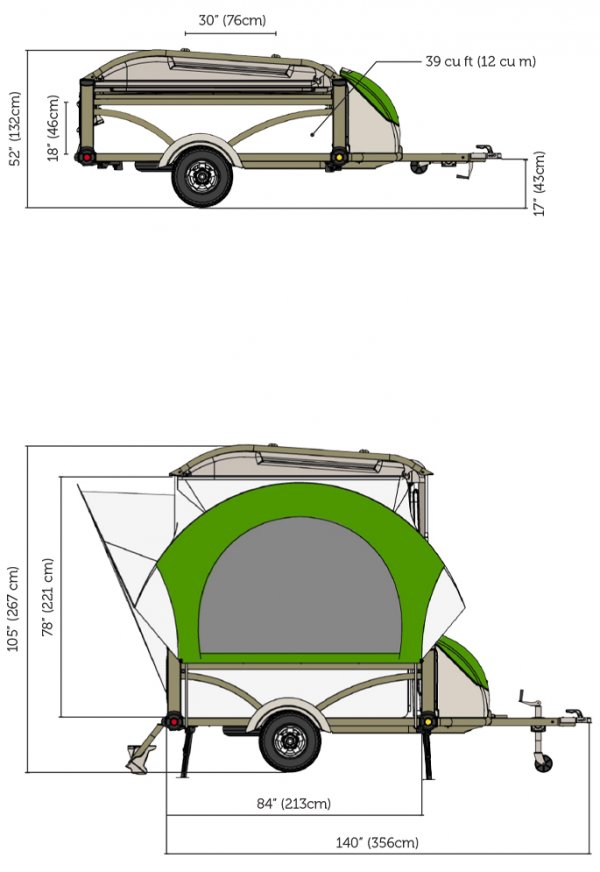 time out camper dimensions